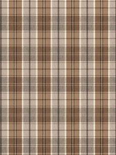 Brown Plaid Flannel Fabric