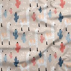 Cactus Flannel Fabric