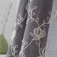 Embroidered Tulle Curtain