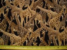 Giraffe Flannel Fabric