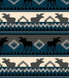 Moose Flannel Fabric