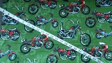 Motorcycle Flannel Fabric