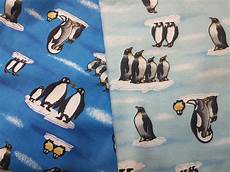 Penguin Flannel Fabric