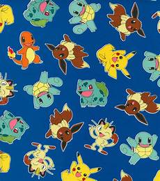 Pokemon Flannel Fabric