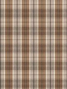 Brown Plaid Flannel Fabric