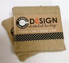 Burlap Stretched Canvas
