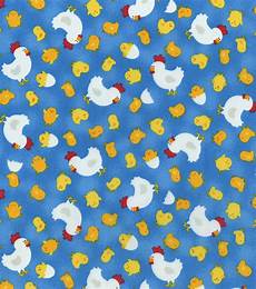 Chicken Flannel Fabric