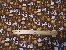 Chicken Flannel Fabric