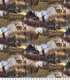 Deer Flannel Fabric