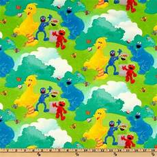 Elmo Flannel Fabric