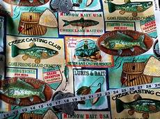 Fishing Flannel Fabric