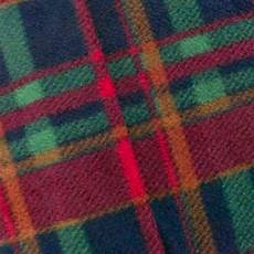 Grey Plaid Flannel Fabric