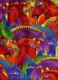 Laurel Burch Flannel Fabric