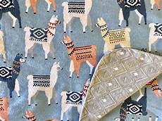Llama Flannel Fabric