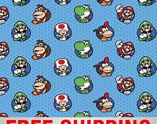 Mario Flannel Fabric