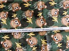 Monkey Flannel Fabric