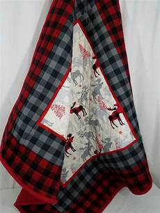 Moose Flannel Fabric
