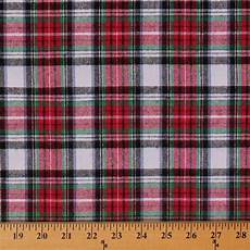 Plaid Canvas Fabric