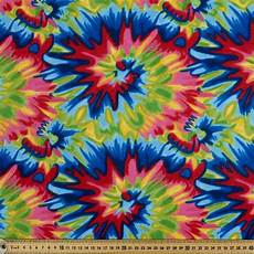 Rainbow Flannel Fabric
