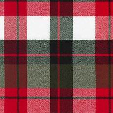 Red Plaid Flannel Fabric