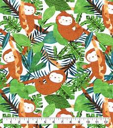 Sloth Flannel Fabric