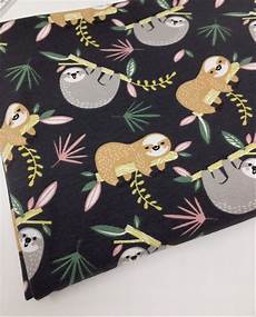 Sloth Flannel Fabric