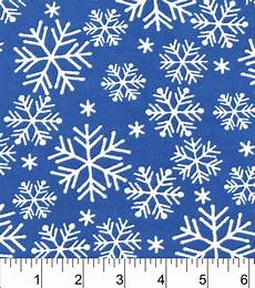 Snowflake Flannel Fabric