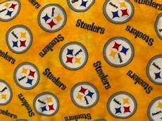 Steelers Flannel Fabric