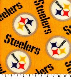 Steelers Flannel Fabric