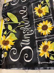 Sunflower Flannel Fabric