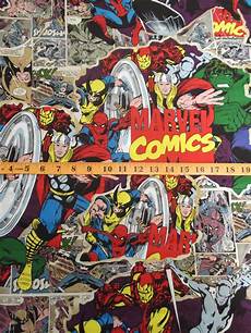 Superhero Flannel Fabric