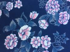 Vintage Floral Flannel Fabric