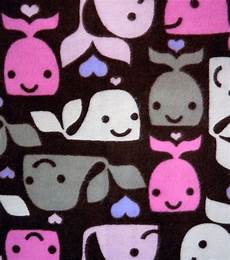 Whale Flannel Fabric