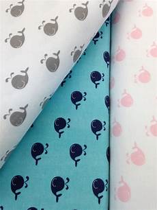 Whale Flannel Fabric