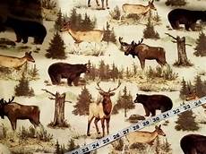 Wildlife Flannel Fabric