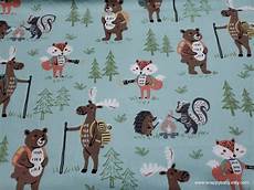 Woodland Flannel Fabric