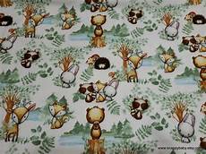 Woodland Flannel Fabric
